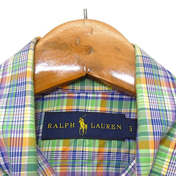 Ralph Lauren Cotton Academia Preppy Office Colorful LS Button Down Men's Sz S - Picture 7 of 8